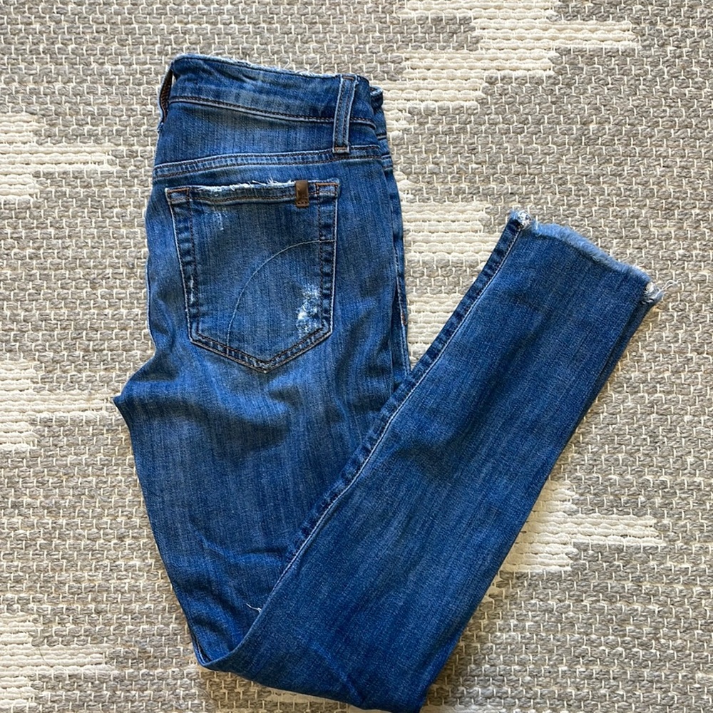 Joe’s jeans . Perfect distressed skinnies